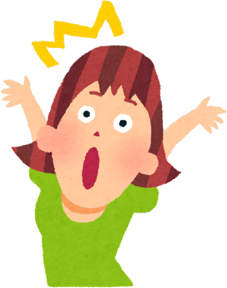 Illustration of a Surprised Woman Reacting to an April Fools' Joke